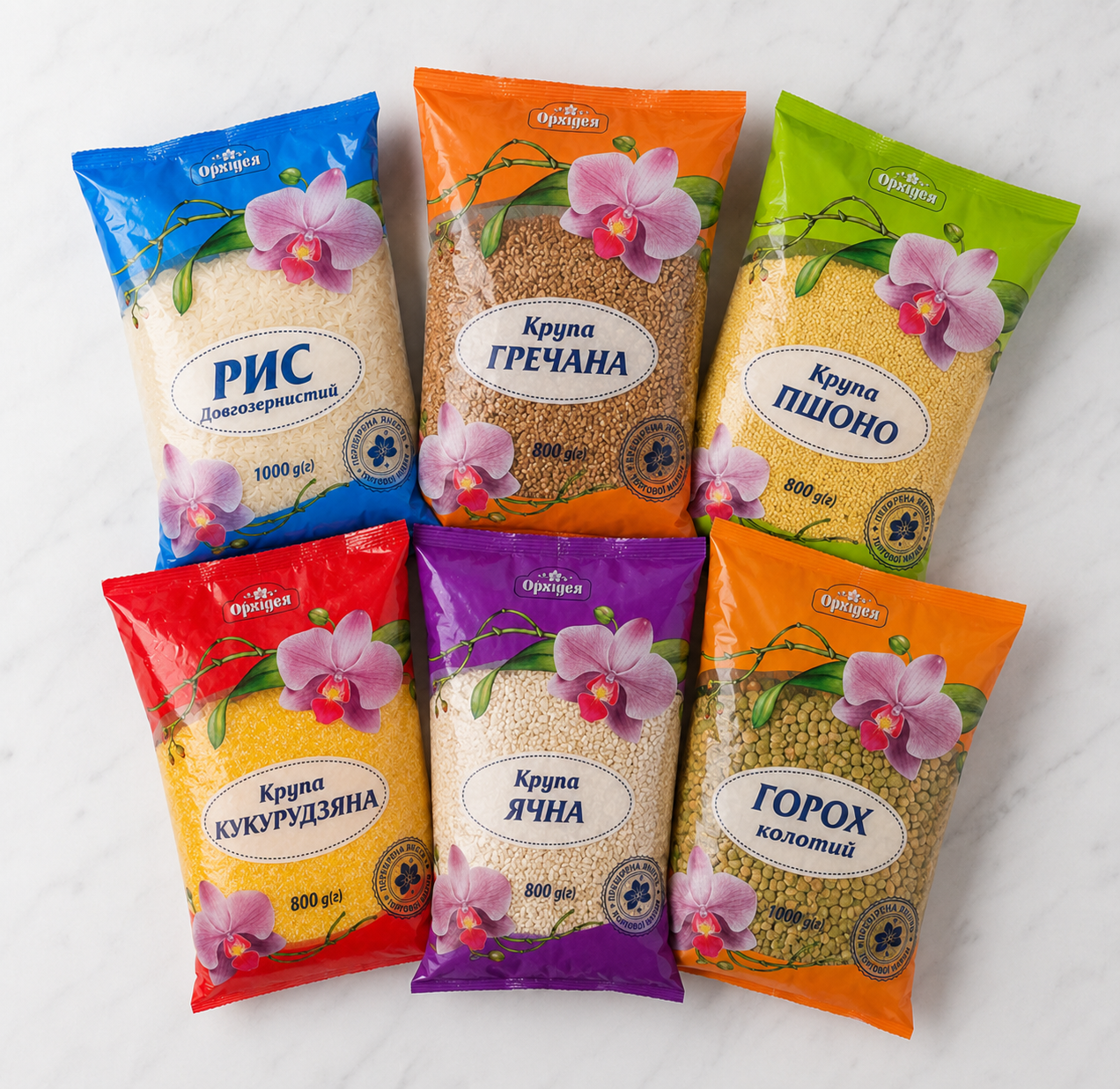 Крупи фасовані