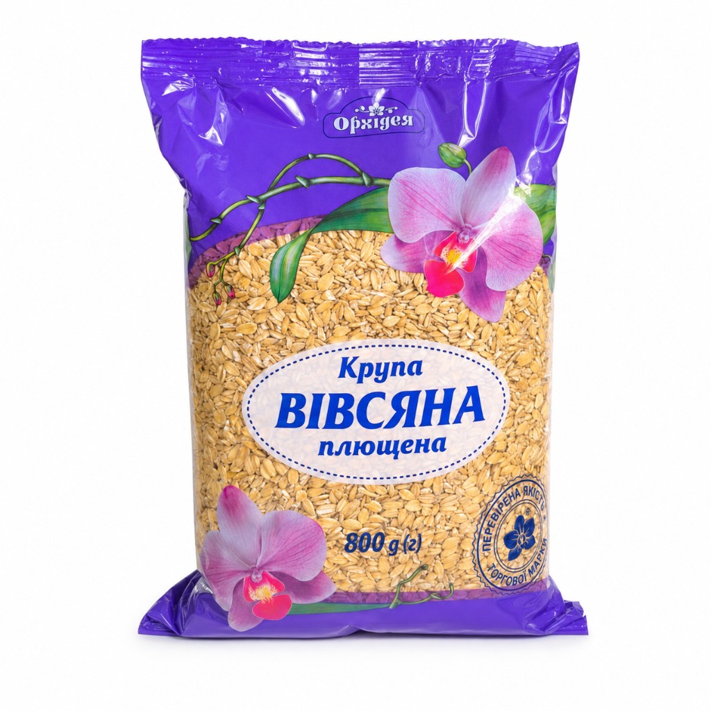 Крупа вівсяна плющена 800 г оптом
